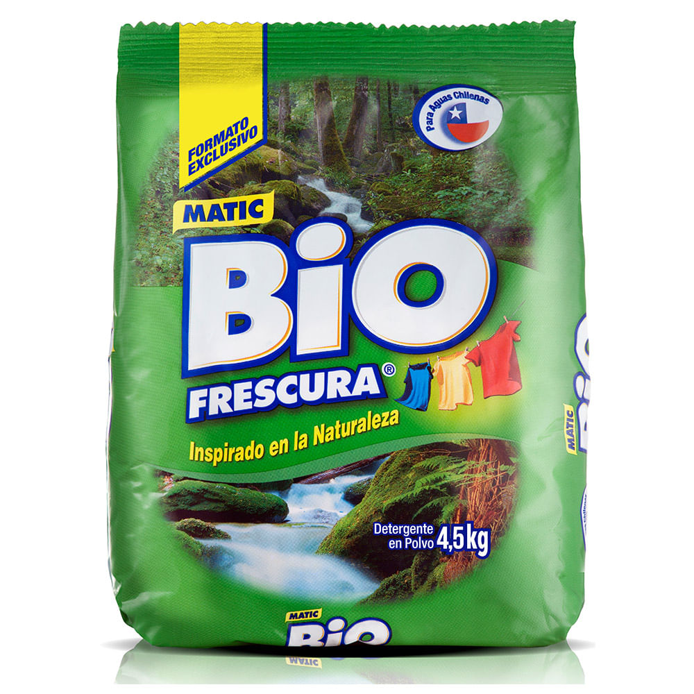DETERGENTE BIO FRESCURA BOSQUE NATIVO 4,5 KILOS ( LIC.W )