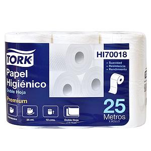 HIGIENICO TORK PREMIUM 6 X 25 Mtrs. Doble Hoja