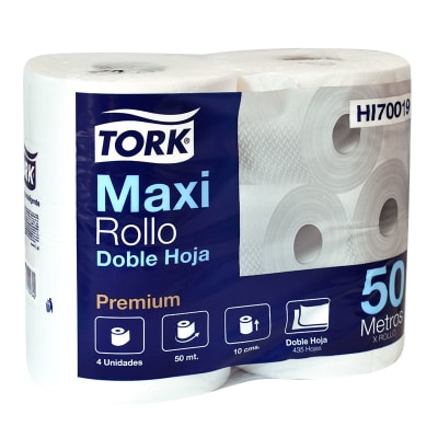 HIGIENICO TORK PREMIUM 4 X 50 Mtrs. Doble Hoja