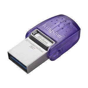 PENDRIVE KINGSTONS DATA TRAVELER MICRODUO 3C G3 128 GB USB-A USB-C