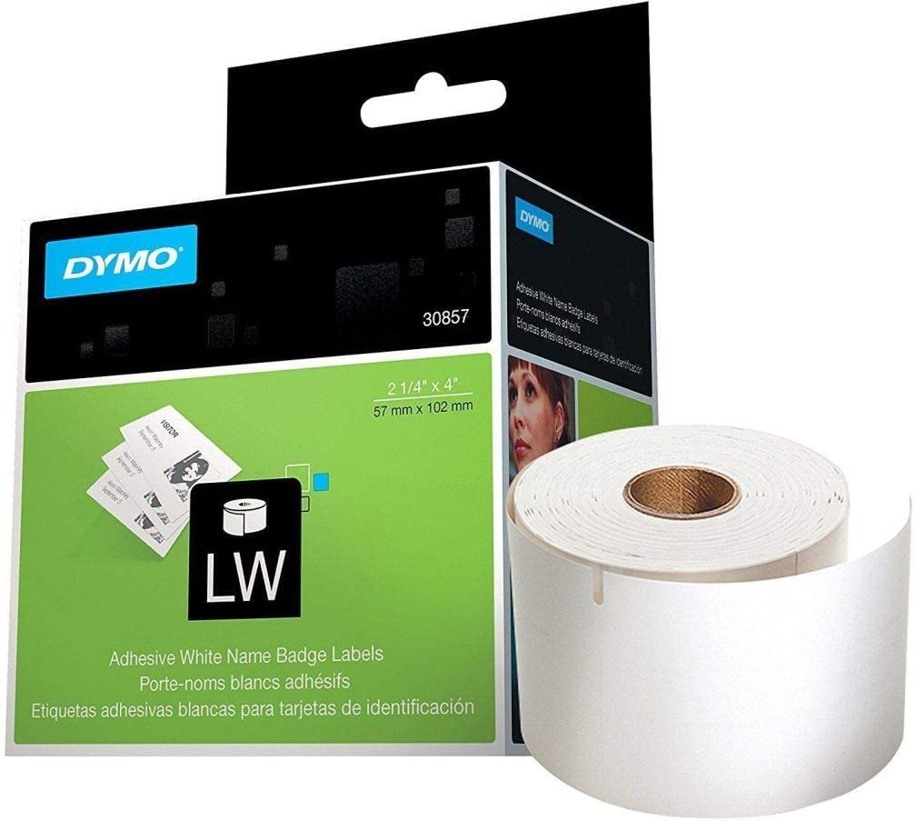 ETIQUETA DYMO LW TURBO PARA IDENTIFICACION 57 X 104mm (30857)