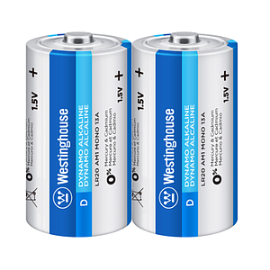 PILA WESTINGHOUSE D x2 (LR20) 1.5V