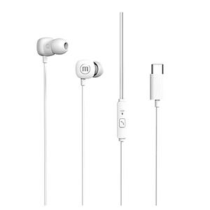 AUDIFONO MAXELL TIPO C - MANOS LIBRES BLANCO C-MIC