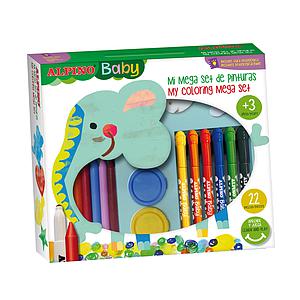MI MEGA SET ALPINO PINTURA PARA NIÑOS (+18M)