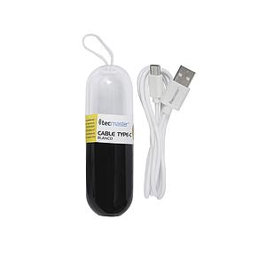 CABLE TECMASTER USB-A A USB-C 2.1A 1MT