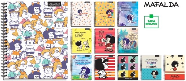 CUADERNO PROARTE UNIV. 7mm 100 Hjs TED/ ED MAFALDA 