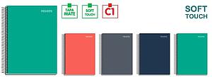 CUADERNO PROARTE CARTA 7mm 150 Hjs LISO SOFT TOUCH 