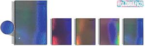 CUADERNO PROARTE CARTA 7mm 150 Hjs HOLOGRAFICO 