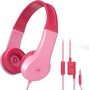 AUDIFONOS MOTOROLA KIDS MOTO JR200 MANOS LIBRES ROSA