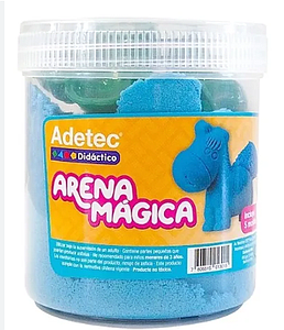 ARENA MAGICA ADETEC COLOR AZUL 450 GRS C/MOLDE