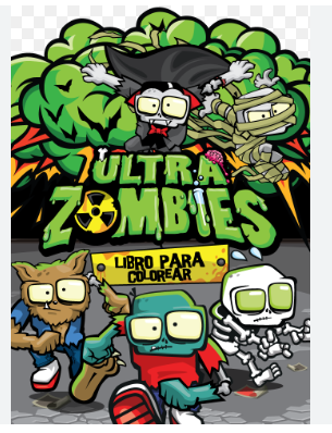 LIBRO DE COLOREAR TORRE ULTRA ZOMBIES 16HJS.