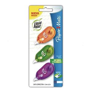 BLISTER CORRECTOR EN CINTA MINI PAPER MATTE 3 UND (P508862
