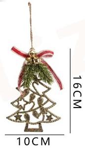 ADORNO NAVIDEÑO ARBOL 16 X 10 CMS. 1 UN.