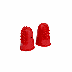 DEDAL DE GOMA N° 12  ROJO 