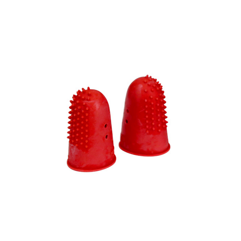 DEDAL DE GOMA N° 12  ROJO 