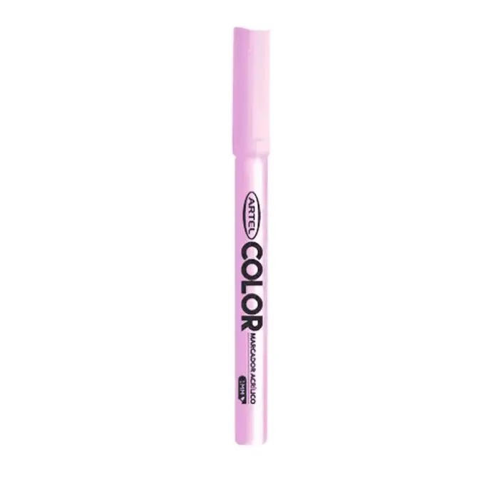 MARCADOR ACRILICO ARTEL ROSA 1MM