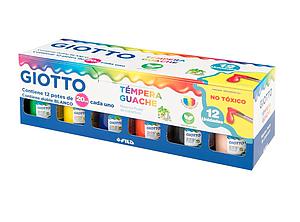 TEMPERA GIOTTO 12 COLORES 20ml