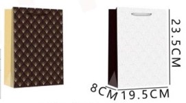 BOLSA DE REGALO BRILLOS 23.5 X 19.5 X 8 CMS.