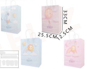 BOLSA DE REGALO BABY SHOWER 33 X 22.5 X 12.5 CMS.