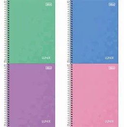 CUADERNO TILIBRA 1/2 OFICIO 7mm 160 Hjs 4 MATERIAS LUNIX