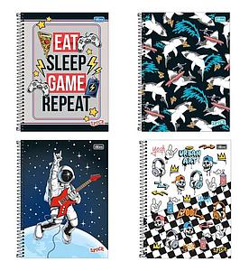 CUADERNO TILIBRA TOP CARTA 7mm 120 Hjs 3 MATERIAS SPICE MACS