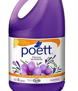 LIMPIADOR LIQUIDO POETT LAVANDA 4 LITROS