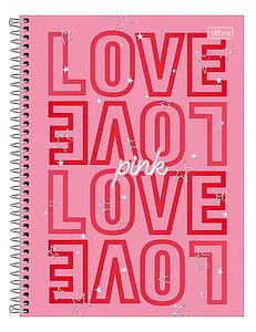 CUADERNO TILIBRA TOP CARTA 7mm 120 Hjs 3 MATERIAS LOVE PINK