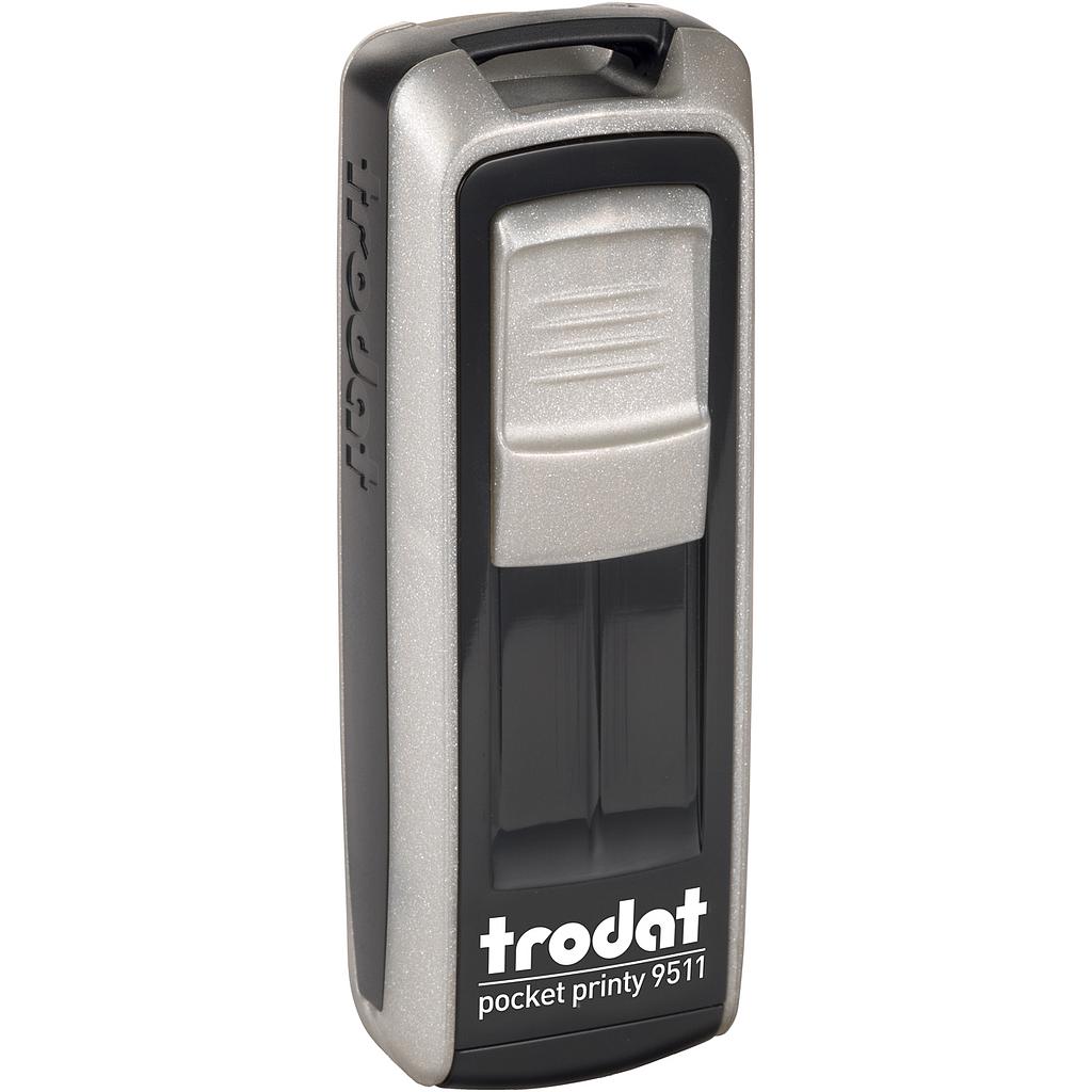 TIMBRE TRODAT POCKET PRINTY 9511 PLATA 38 X 14MM