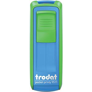 TIMBRE TRODAT POCKET PRINTY 9511 VERDE 38 X 14MM