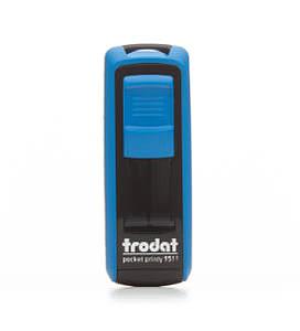 TIMBRE TRODAT POCKET PRINTY 9512 AZUL CIELO 47 X 18MM
