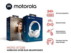 AUDIFONOS MOTOROLA XT220 WIRELESS M/LIBRES BLANCO