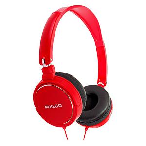 AUDIFONO PHILCO 18RED C/MIC ROJO