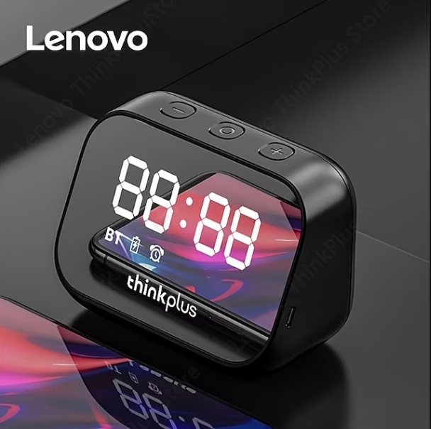 PARLANTE LENOVO BT C/RELOJ TS13 NEGRO