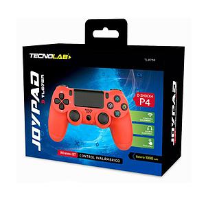 JOYSTICK TECNOLAB INALAMBRICO PS4/PC ROJO