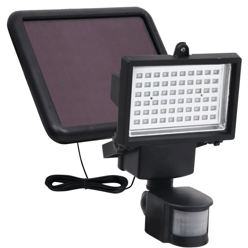 FOCO LED SOLAR CON SENSOR DE MOVIMIENTO