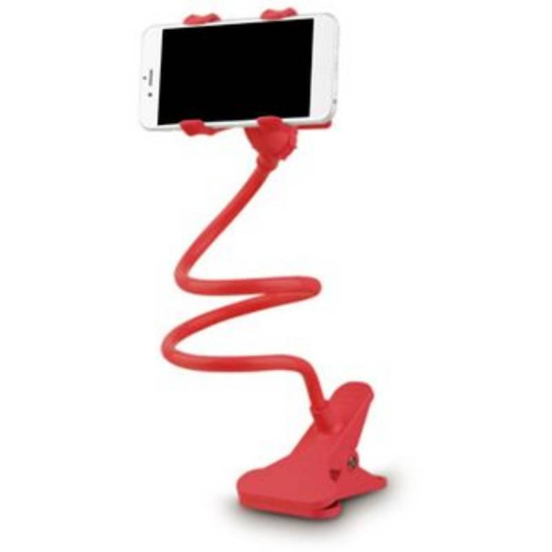 SOPORTE DE TELEFONO DBLUE FLEXIBLE ROJO
