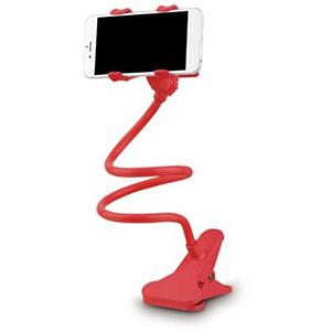 SOPORTE DE TELEFONO DBLUE FLEXIBLE ROJO