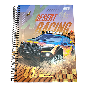CUADERNO TILIBRA TOP CARTA 7mm 160 Hjs 4 MATERIAS XRACING