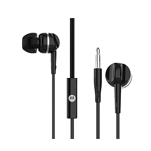 AUDIFONOS MOTOROLA EARBUDS 105 C/MICROFONO NEGRO