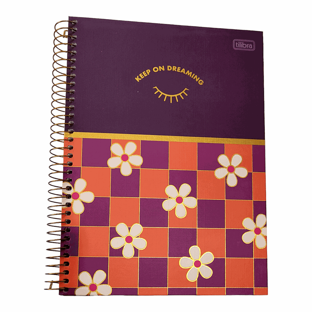 CUADERNO TILIBRA CARTA 7mm 160 Hjs 4 MATERIAS SUPER TOP CHECK POP