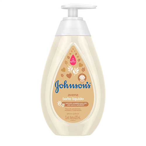 JABON BAÑO LIQUIDO JOHNSONS KIDS AVENA  400 ML.