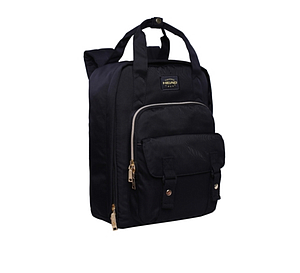 MOCHILA HEAD ALPHA 21 LTS NEGRO GOLD 14"