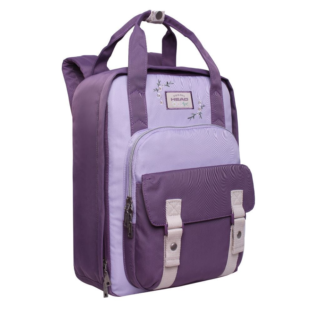 MOCHILA HEAD ALPHA COLOR BLOCK MORADO 14"