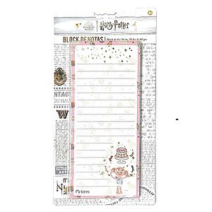 BLOCK DE NOTAS HARRY POTTER 2 TORRE 8X18 CM. 50 HJS.