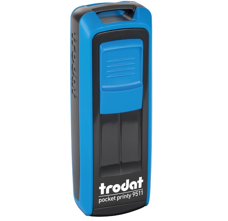 TIMBRE TRODAT POCKET PRINTY 9511 AZUL CIELO 38 X 14MM