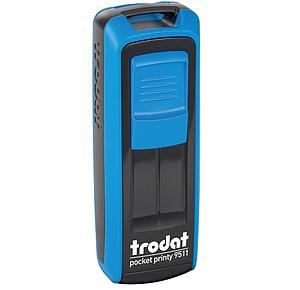 TIMBRE TRODAT POCKET PRINTY 9511 AZUL CIELO 38 X 14MM