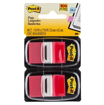 BANDERITA POST-IT ROJO X 2 UN