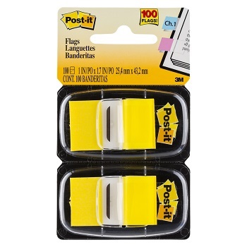 BANDERITA POST-IT AMARILLO X 2 UN