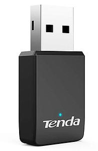 ADAPTADOR INALAMBRICO USB TENDA NANO AC650 DUAL BAND U9