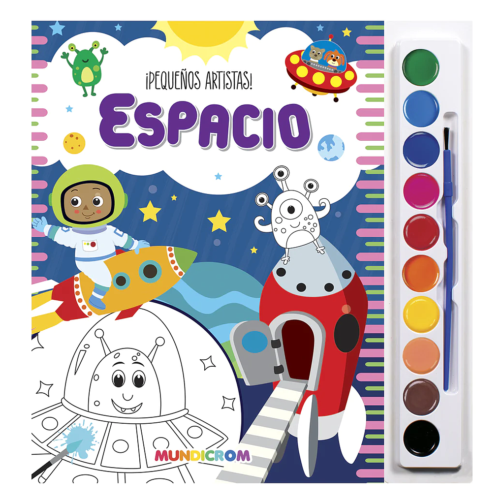 LIBRO PEQUEÑOS ARTISTAS MUNDICROM ESPACIO